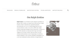 Desktop Screenshot of erskine.se